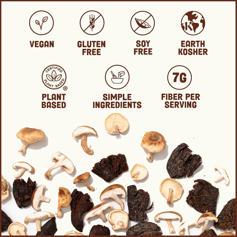 Applewood BBQ Mushroom Jerky