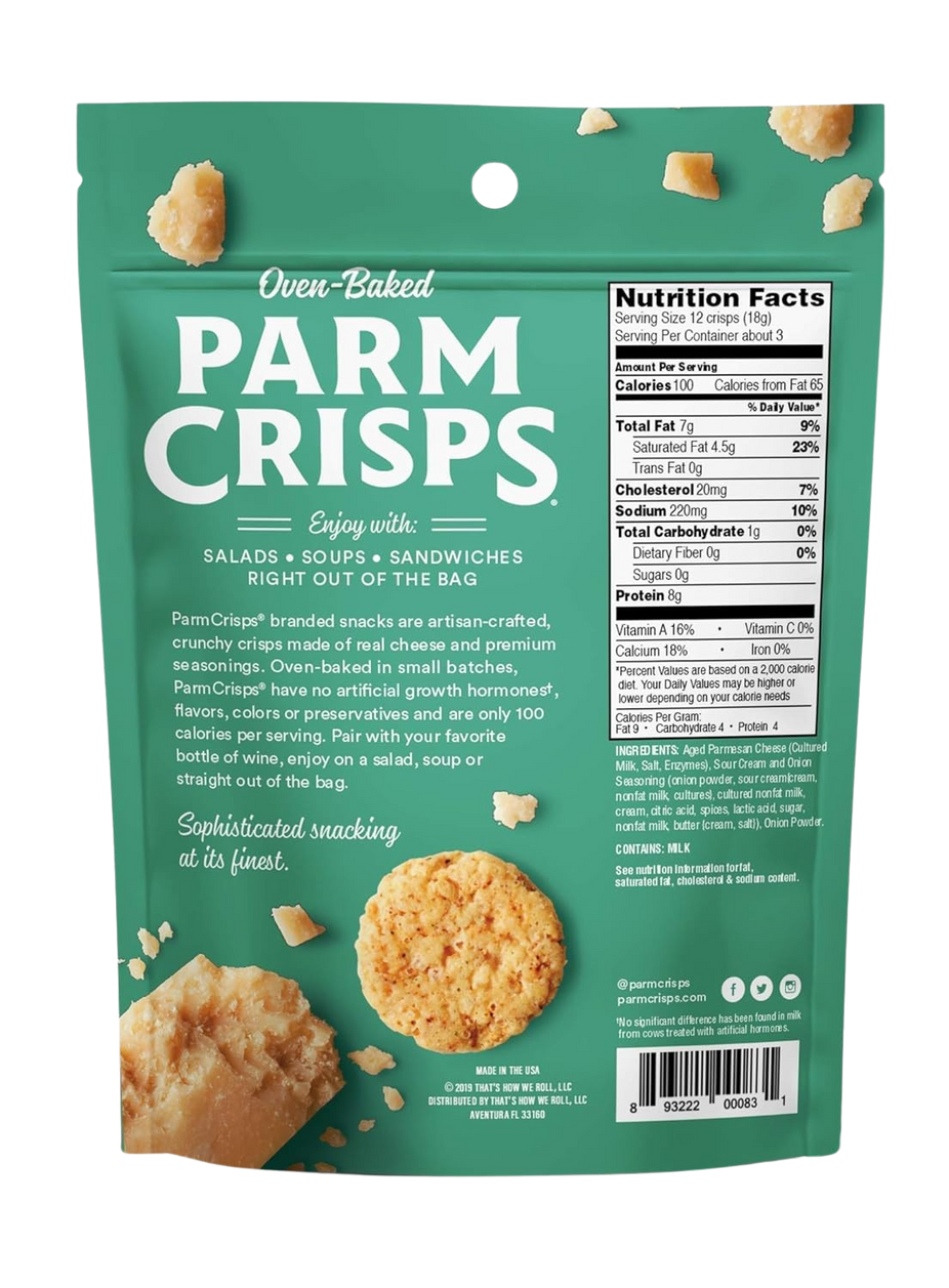 Sour Cream & Onion Parm Crisps
