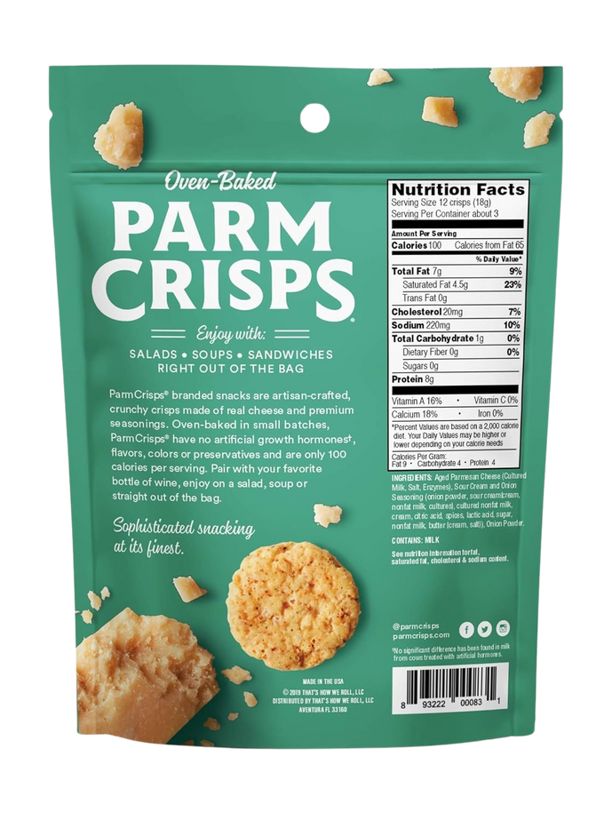 Sour Cream & Onion Parm Crisps