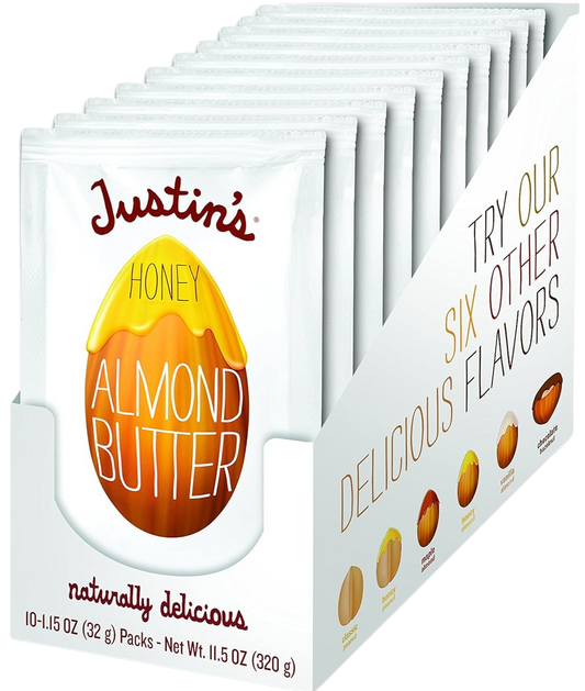 Honey Almond Nut Butter Squeeze Pack (10 Pack)