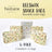 Beeswax Snack Bags 4 Pack - Contains 2 Medium & 2 Large Bags