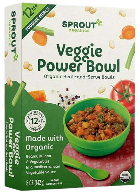 Organic Veggie Power Bowl Toddler Meal