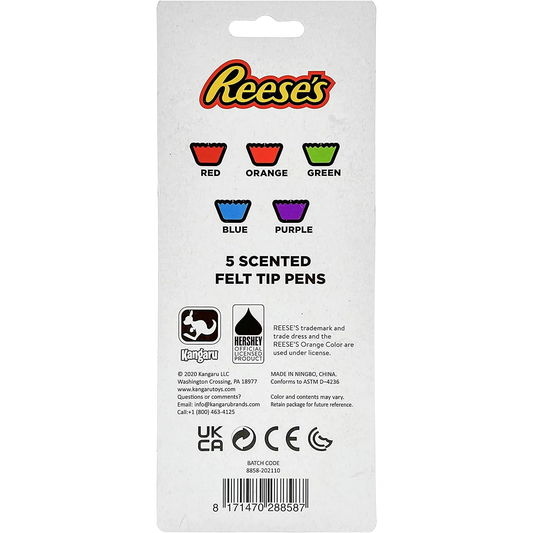 Reese's Scented Felt Tip Pens (5 Pens)