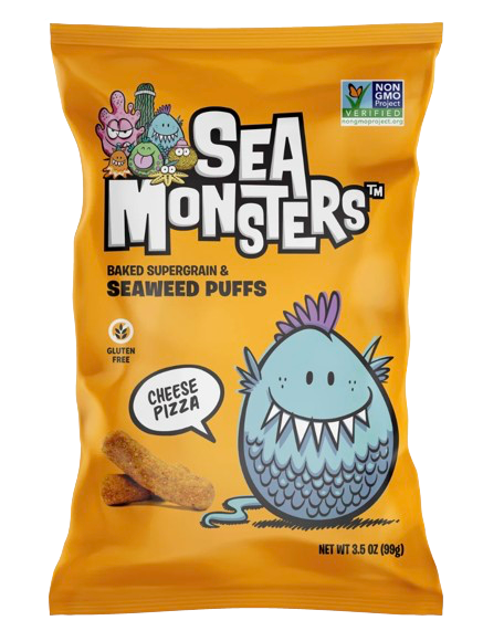 Cheese Pizza Flavor Seaweed Puffs (8 Pack)