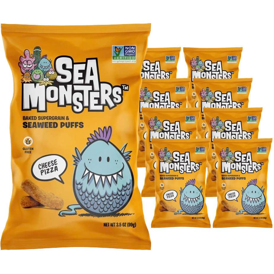 Cheese Pizza Flavor Seaweed Puffs (8 Pack)
