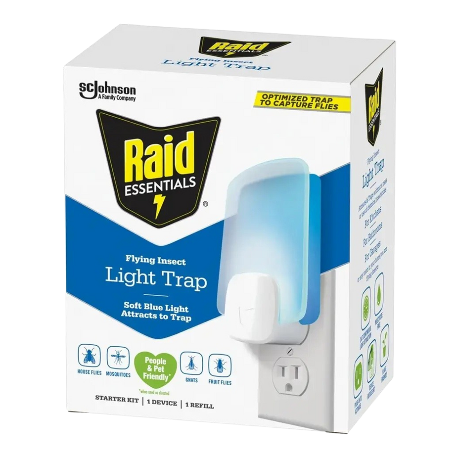 Flying Insect Light Trap + 4 Refills