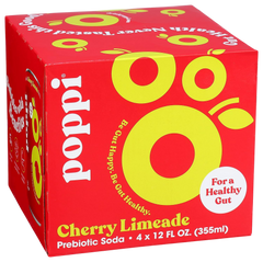Cherry Limeade Prebiotic Soda (4 Pack)