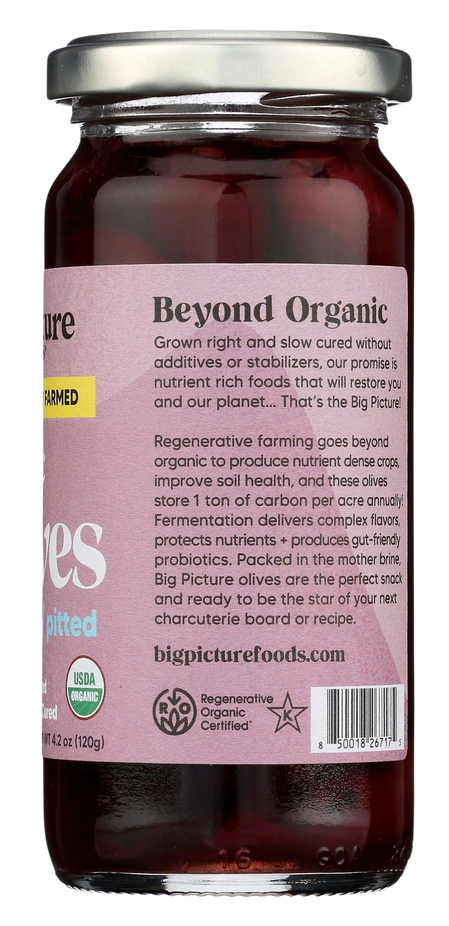 Regenerative Organic Kalamata Pitted Olives