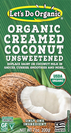 Organic Unsweetened Creamed Coconut