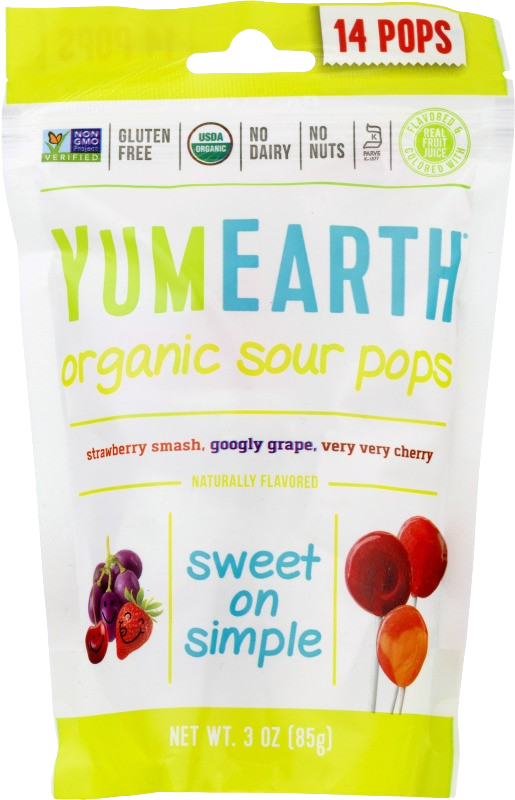 Organic Sour Pops (14 CT)