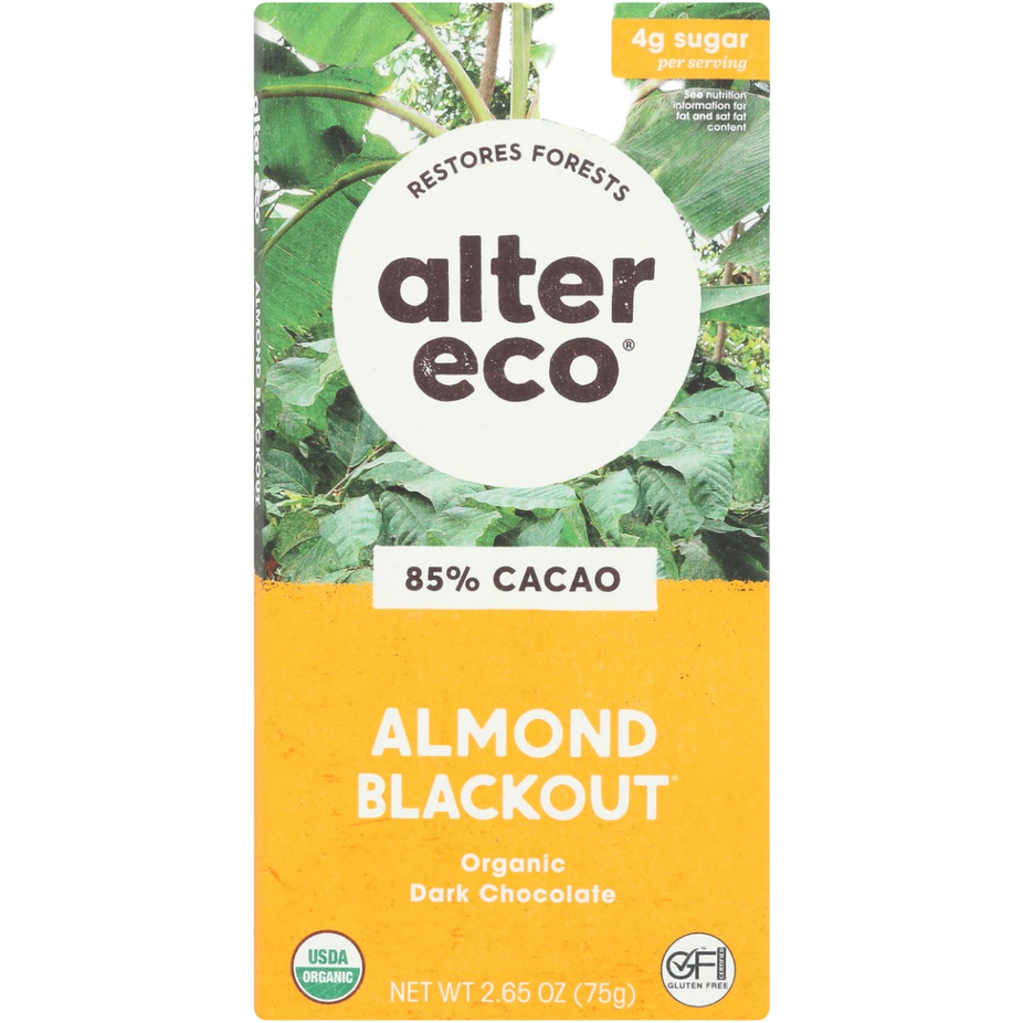 Chocolate Almond Blackout Bar