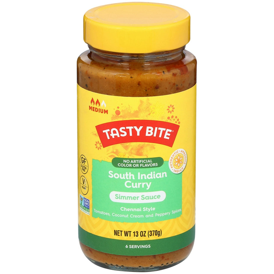 Tasty Bite South Indian Curry Simmer Sauce - Case Of 6/13 Oz