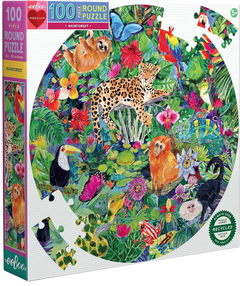 Rainforest 100-piece Round Puzzle