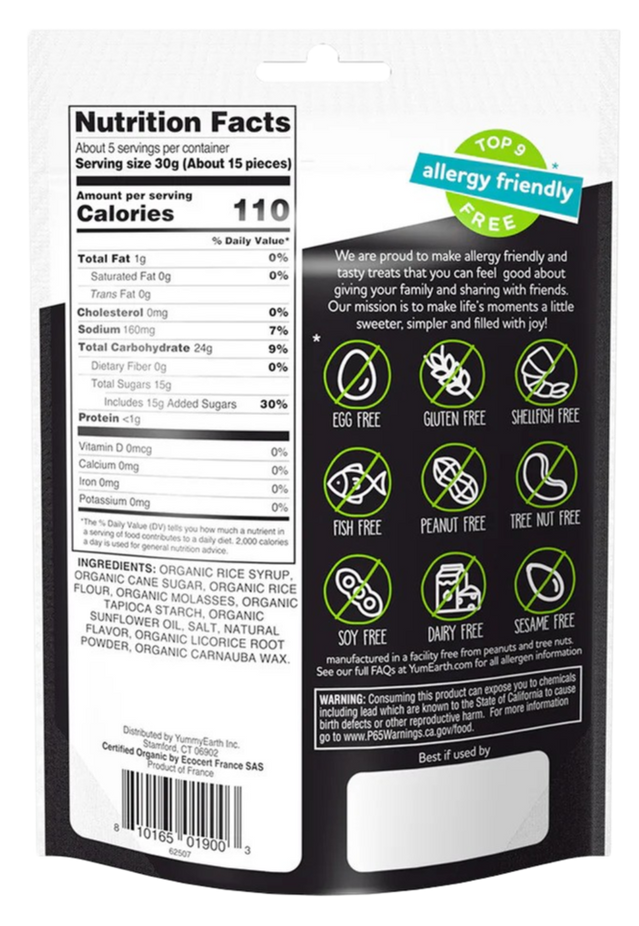 Organic Gluten Free Black Licorice