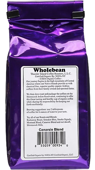 Canarsie Blend Medium Roast Whole Bean Coffee