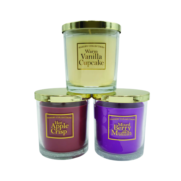 LumaBase The Bake Shoppe Scented Candle Collection Set of 3 Martie
