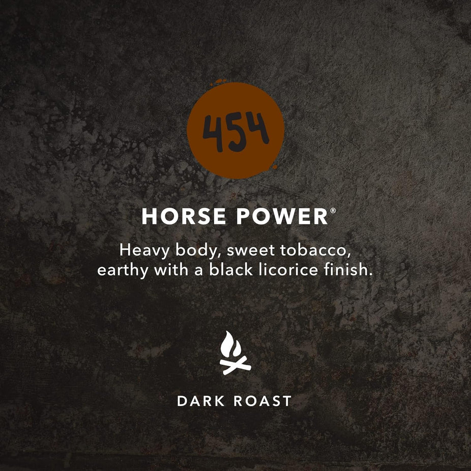 454 Horse Power Organic Dark Roast Ground Coffee