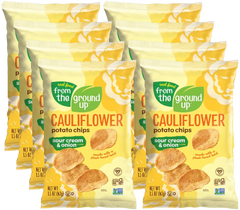 Cauliflower Potato Chips - Sour Cream and Onion (8 Pack)