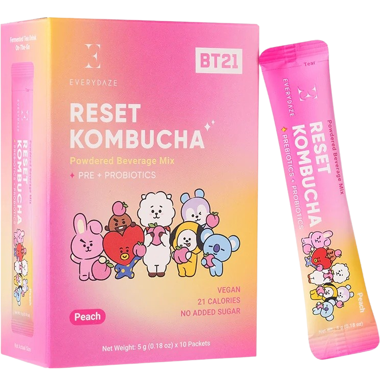 Reset Kombucha - Peach (10 CT)