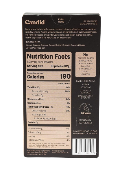 Cacao & Quinoa Crispies (6 Pack)