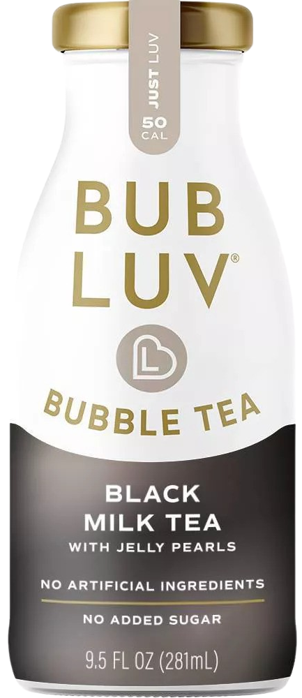 Bubble Tea Black Milk Tea with Jelly Pearls