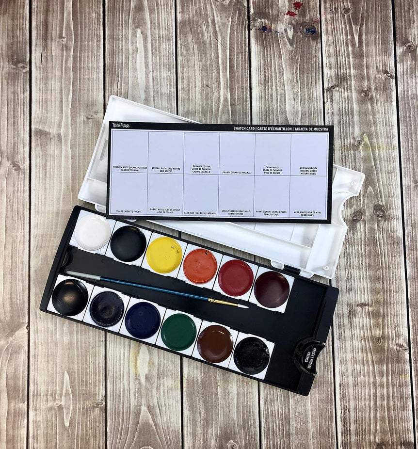 Momenta Watercolor Pan Paint Set (12 CT)
