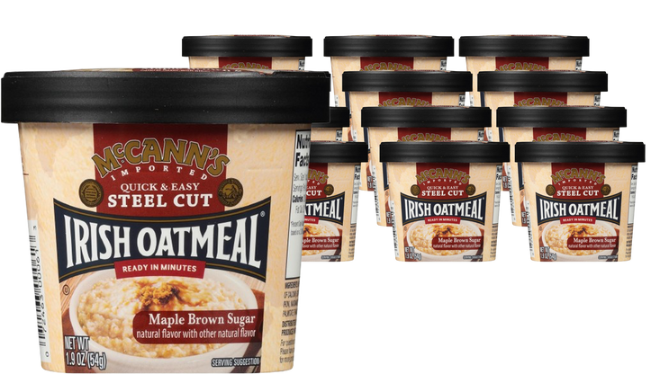 Instant Oatmeal Cup, Maple Brown Sugar (12 Pack)