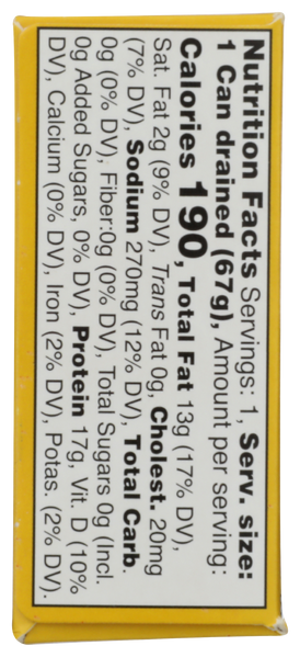 ALBACORE TUNA WITH SPANISH LEMON - Left - No Plunge - Unit