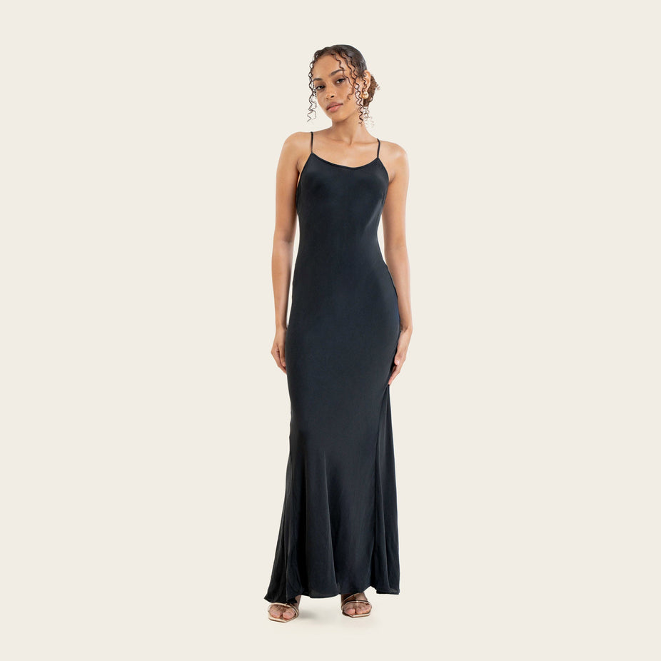Monroe Silk Maxi Dress Set (2-Piece)