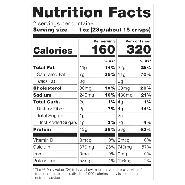 Pizza Crisps Tomato Basil