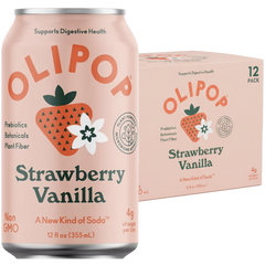 Prebiotic Soda - Strawberry Vanilla (12 Pack)