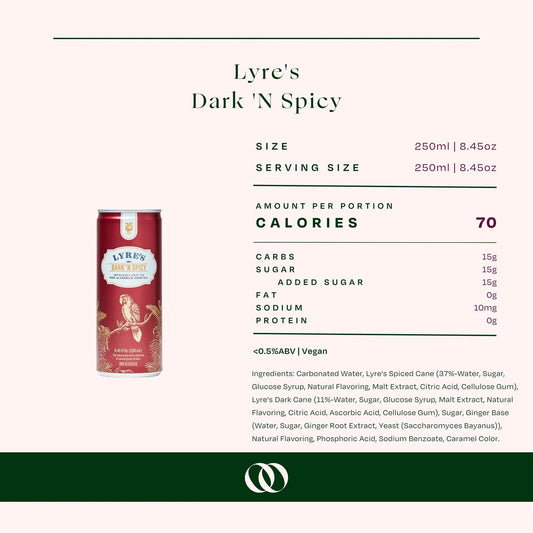 Non-Alcoholic Dark and Spicy (4 Pack)