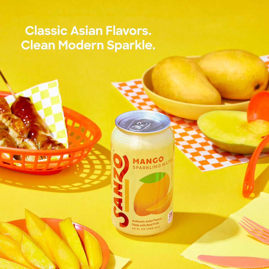Mango Sparkling Water (6 Pack)