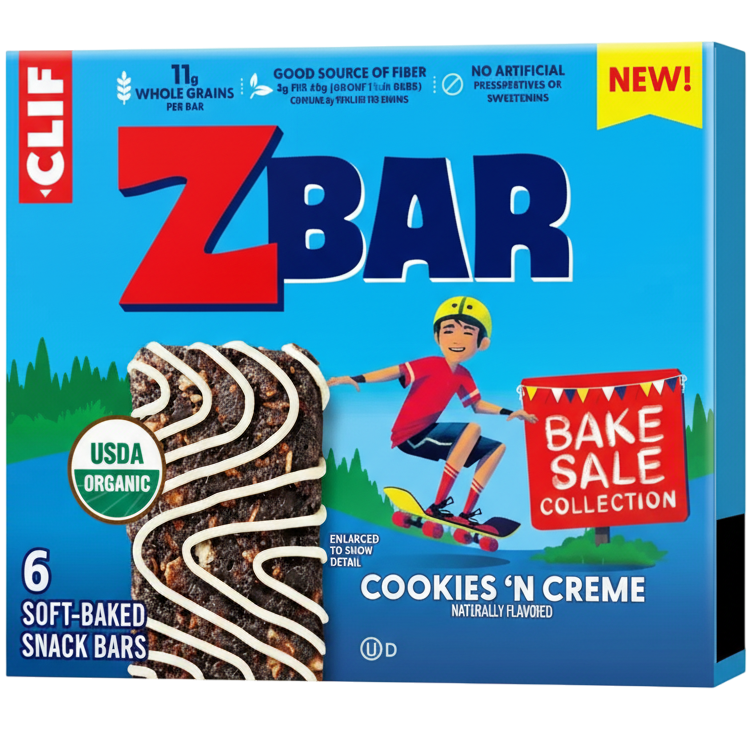 Zbar Cookies 'N' Creme Snack Bars (6 CT)