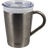 12oz CeramiSteel Ceramic Coffee Mug with Handle - Stainless