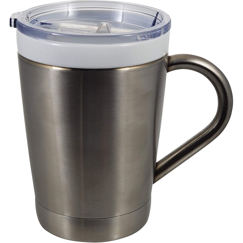 12oz CeramiSteel Ceramic Coffee Mug with Handle - Stainless