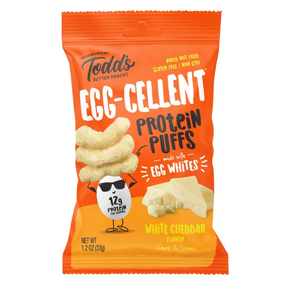 Egg-Cellent Protein Puffs - White Cheddar (10 Pack)