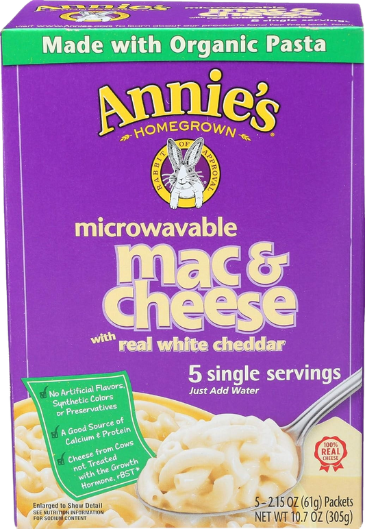 Annie's Microwavable White Cheddar Mac & Cheese