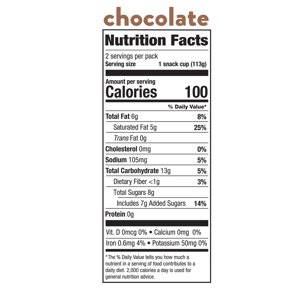 Chocolate Tapioca Pudding (12 CT)