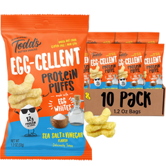 Egg-Cellent Protein Puffs - Sea Salt & Vinegar (10 Pack)