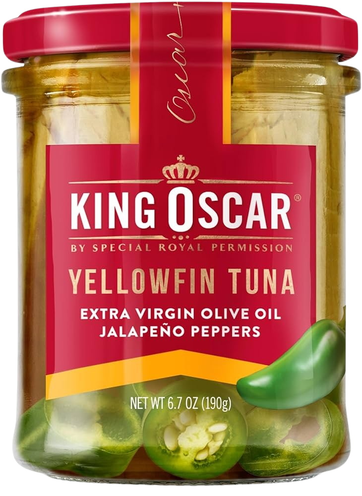 Yellowfin Tuna Fillets in EVOO with Jalapeno Peppers (6 Pack)