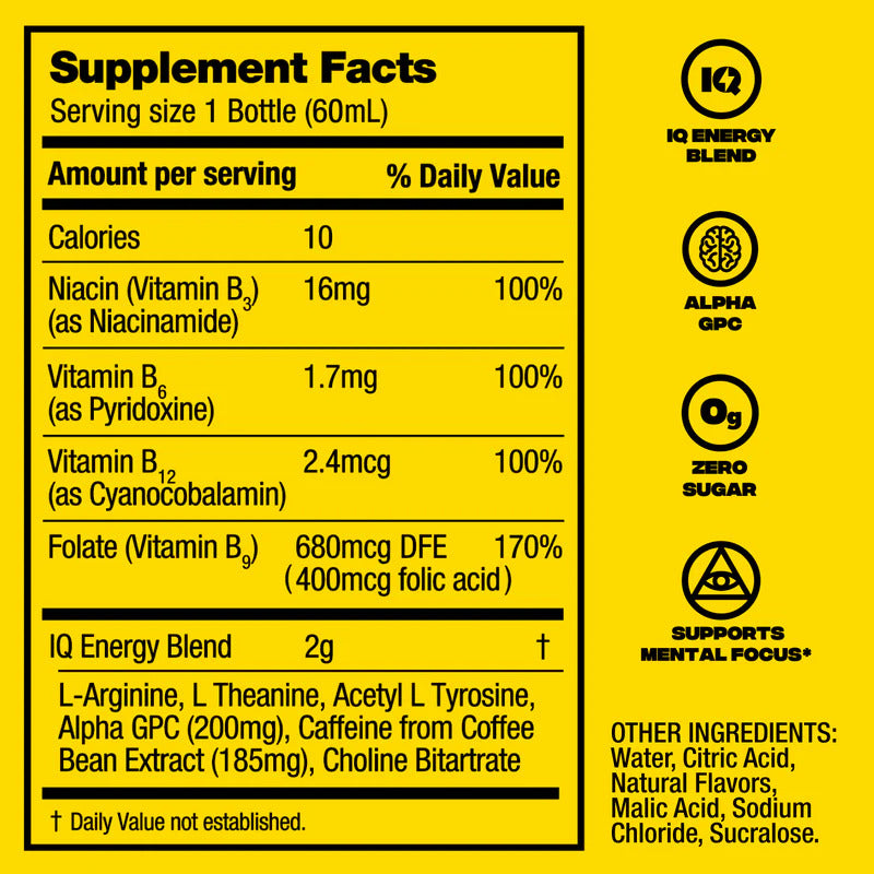 Blue Raspberry Energy Drink (12 Pack)