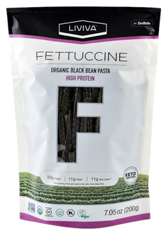 Organic Black Bean Fettuccine Pasta