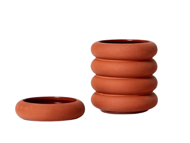 Stacking Planter Mini - Tall Terracotta