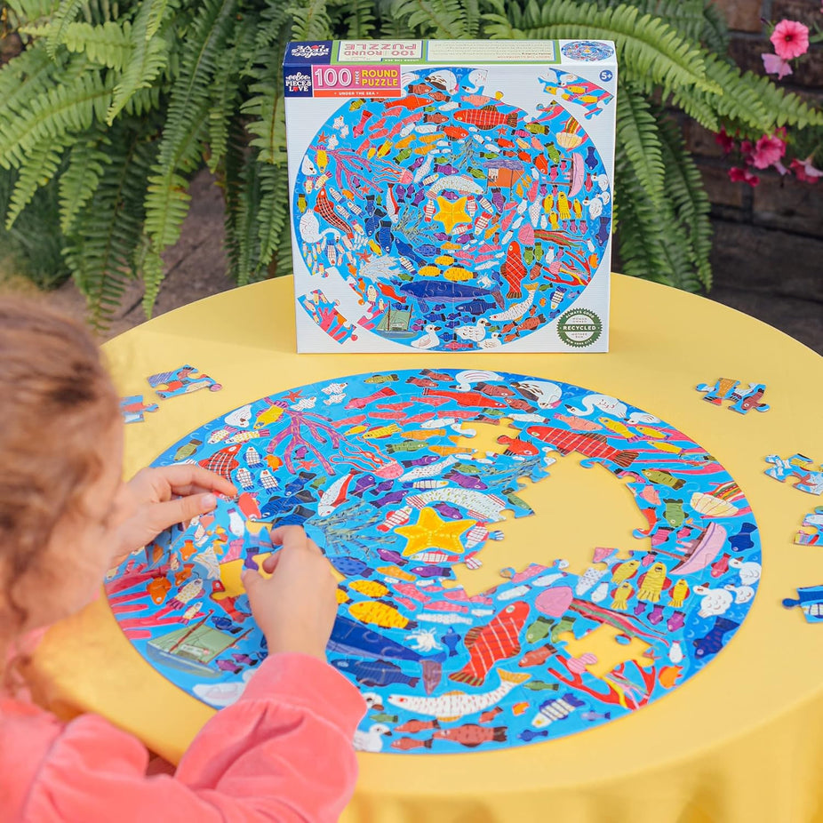 Under The Sea - 100pc Round Jigsaw Puzzle