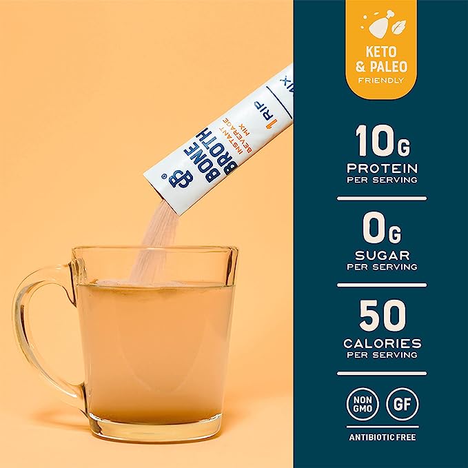 Chicken Bone Broth Instant Beverage Mix (4 CT)