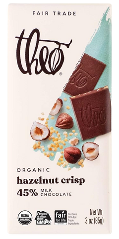 Hazelnut Crips 45% Milk Chocolate Bar