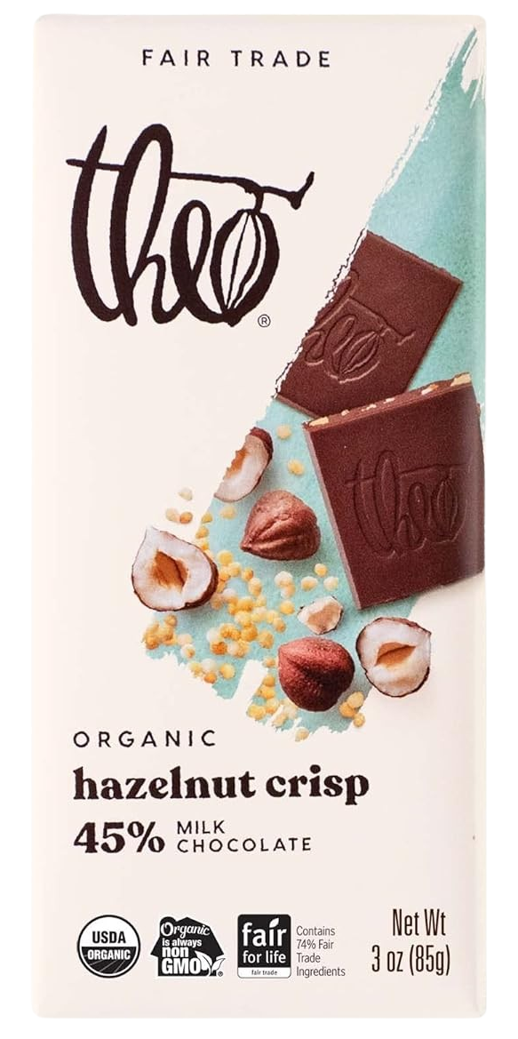 Hazelnut Crips 45% Milk Chocolate Bar