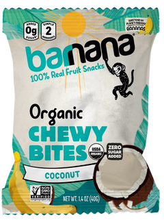 Organic Coconut Chewy Banana Bites