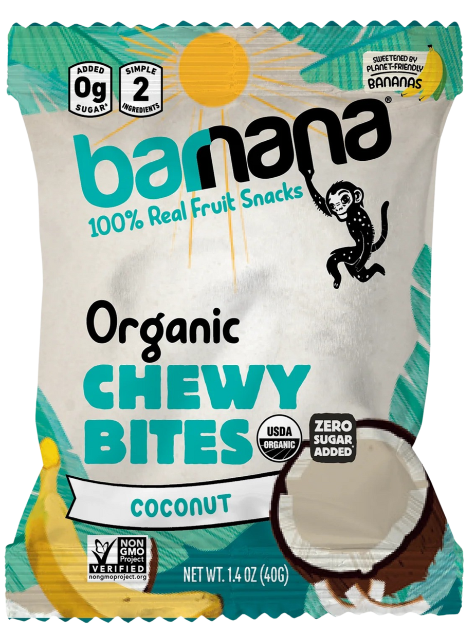 Organic Coconut Chewy Banana Bites